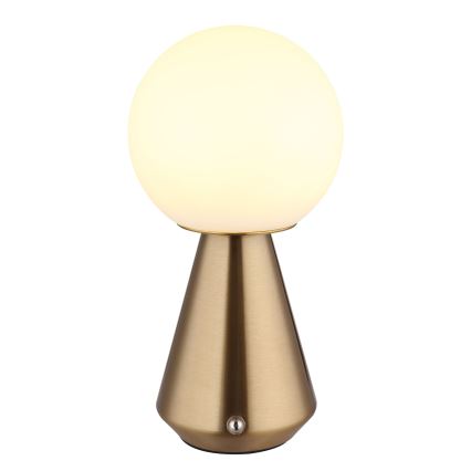 Globo - LED prigušiva dodirna spoljašnja stona lampa LED/1,5W/5V 3000/4500/6500K 1800 mAh IP41 bakarna