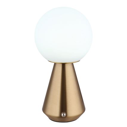 Globo - LED prigušiva dodirna spoljašnja stona lampa LED/1,5W/5V 3000/4500/6500K 1800 mAh IP41 bakarna