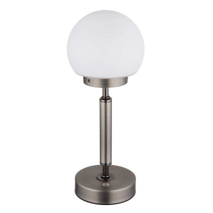 Globo - LED Prigušiva punjiva dodirna stona lampa LED/2,5W/5V 1800mAh 2700/4000/6500K antracit