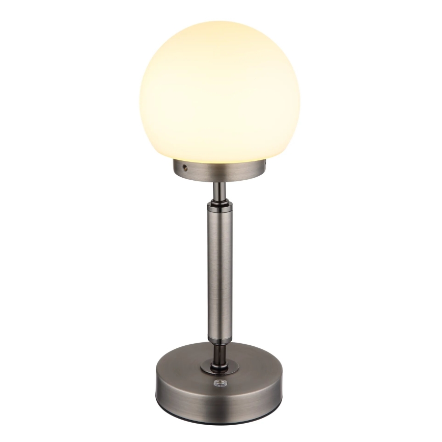 Globo - LED Prigušiva punjiva dodirna stona lampa LED/2,5W/5V 1800mAh 2700/4000/6500K antracit