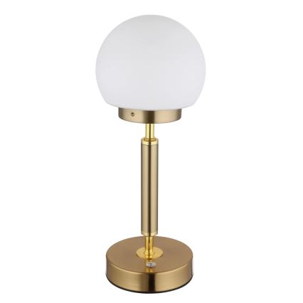 Globo - LED Prigušiva punjiva dodirna stona lampa LED/2,5W/5V 1800mAh 2700/4000/6500K mesing