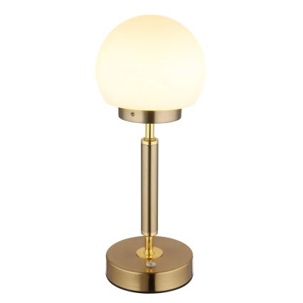 Globo - LED Prigušiva punjiva dodirna stona lampa LED/2,5W/5V 1800mAh 2700/4000/6500K mesing