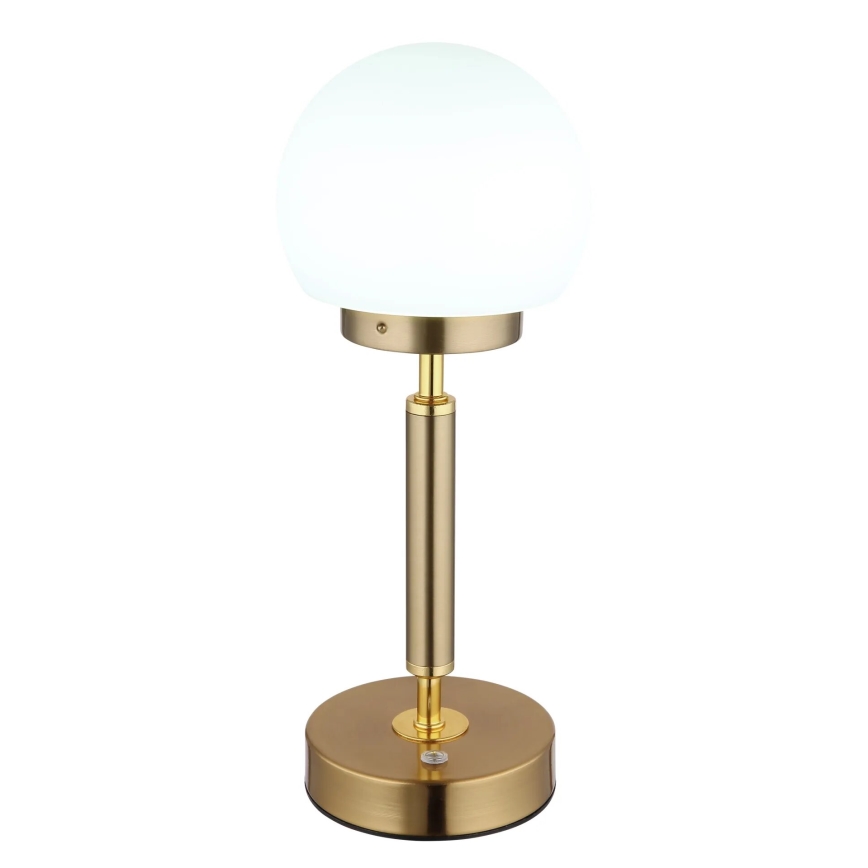 Globo - LED Prigušiva punjiva dodirna stona lampa LED/2,5W/5V 1800mAh 2700/4000/6500K mesing
