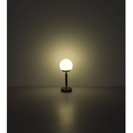 Globo - LED Prigušiva punjiva dodirna stona lampa LED/2,5W/5V 1800mAh 2700/4000/6500K mat krom