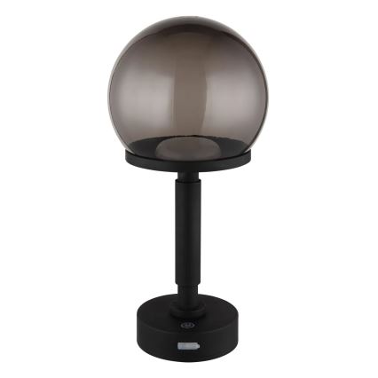 Globo - LED Prigušiva punjiva dodirna stona lampa LED/2,5W/5V 1800mAh 2700/4000/6500K crno