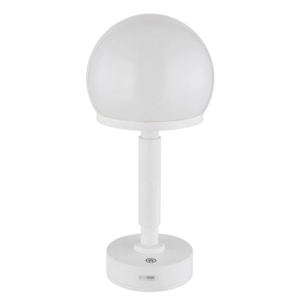 Globo - LED Prigušiva punjiva dodirna stona lampa LED/2,5W/5V 1800mAh 2800K bela