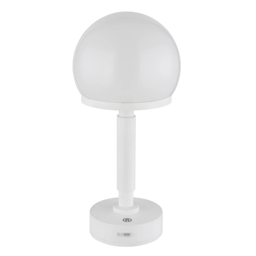 Globo - LED Prigušiva punjiva dodirna stona lampa LED/2,5W/5V 1800mAh 2800K bela