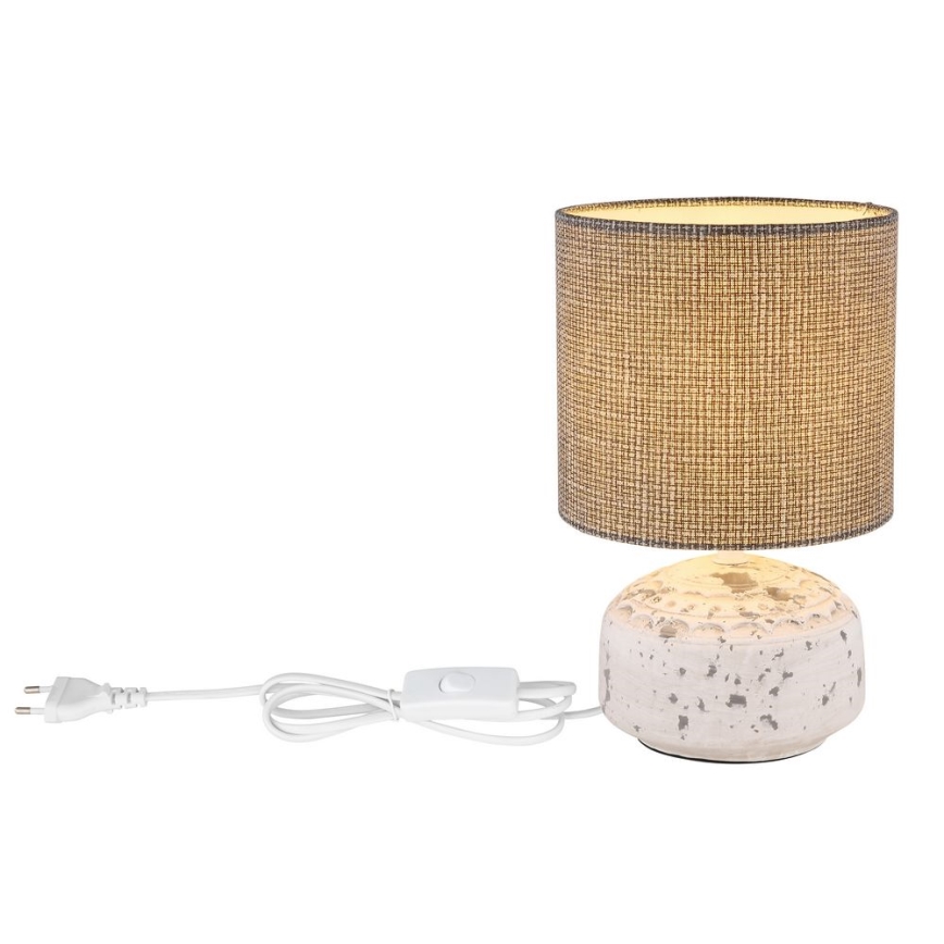 Globo - stona lampa1xE14/40W/230V sivo/keramika