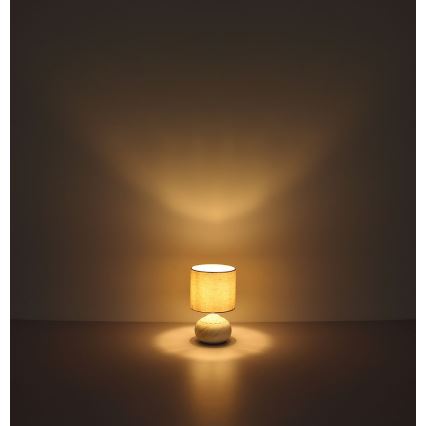 Globo - Stona lampa 1xE14/40W/230V bež/keramika