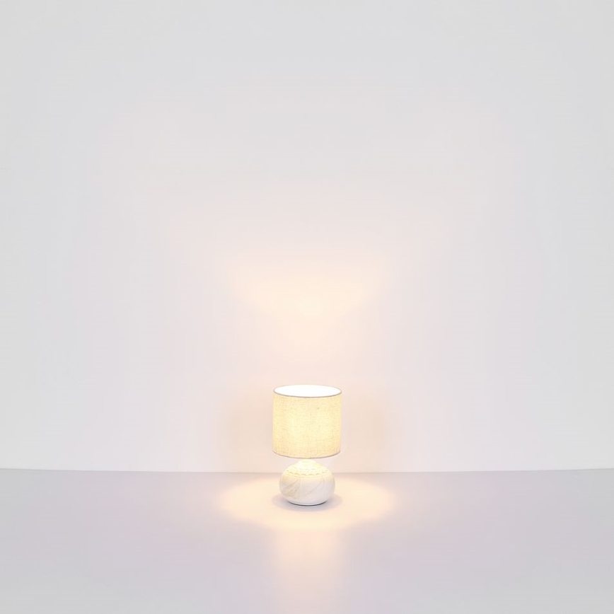 Globo - Stona lampa 1xE14/40W/230V bež/keramika