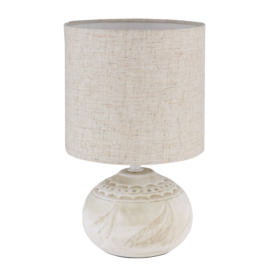 Globo - Stona lampa 1xE14/40W/230V bež/keramika