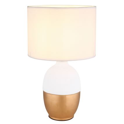Globo - Stona lampa 1xE14/40W/230V bela