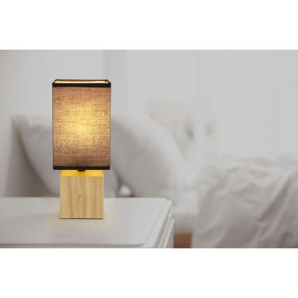 Globo - Stona lampa 1xE27/7W/230V crno/braon