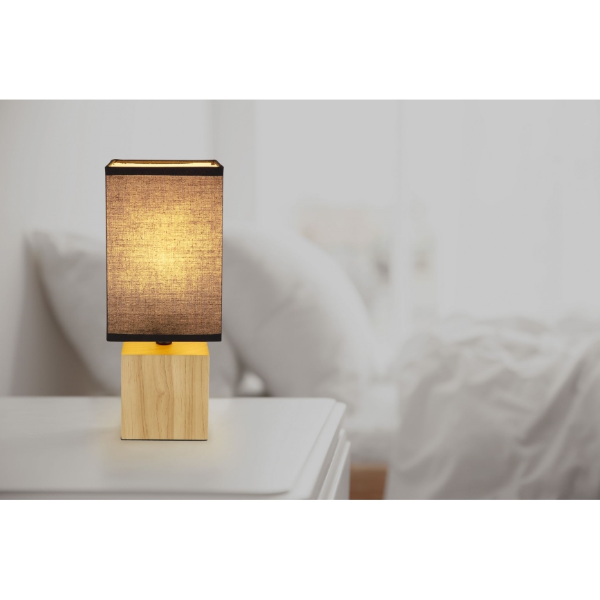 Globo - Stona lampa 1xE27/7W/230V crno/braon