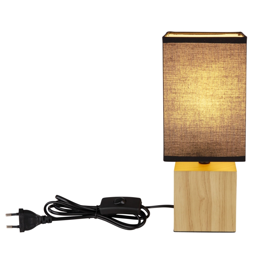 Globo - Stona lampa 1xE27/7W/230V crno/braon