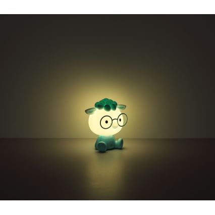 Globo - LED prigušiva punjiva dečja noćna lampica LED/1W/5V 500 mAh plava