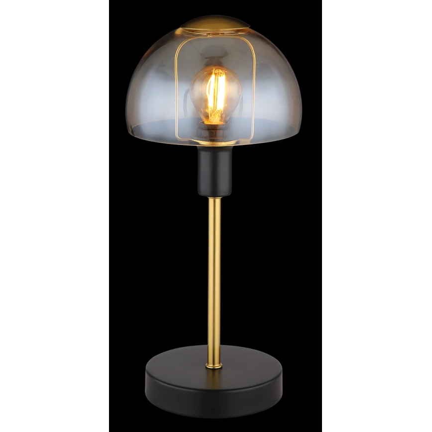Globo - stona dodirna lampa 1xE14/25W/230V crno/zlatna