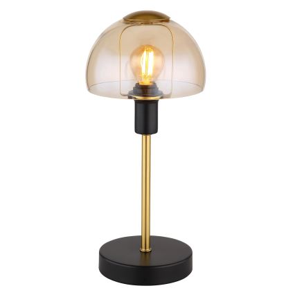 Globo - stona dodirna lampa 1xE14/25W/230V crno/zlatna