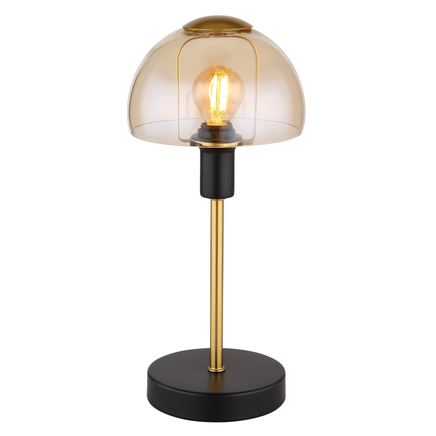 Globo - stona dodirna lampa 1xE14/25W/230V crno/zlatna