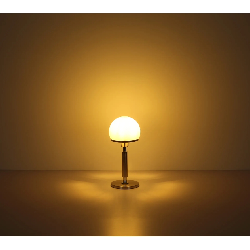 Globo - Stona lampa 1xE27/40W/230V zlatna