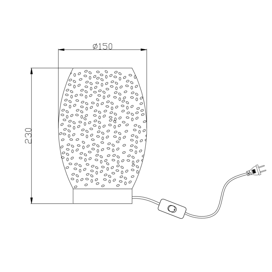 Globo - Stona lampa 1xE27/40W/230V