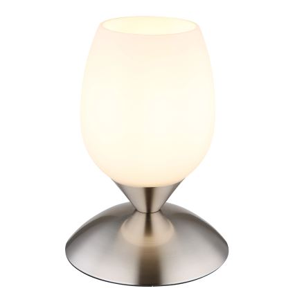 Globo - Stona dodirna lampa 1xE14/25W/230V mat krom