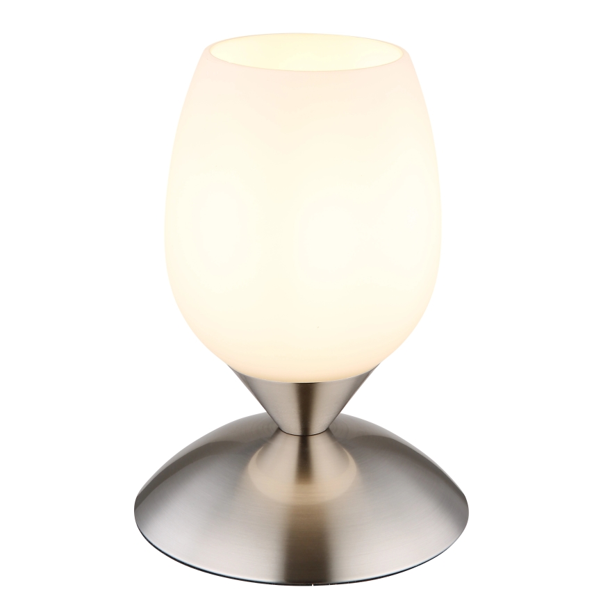 Globo - Stona dodirna lampa 1xE14/25W/230V mat krom