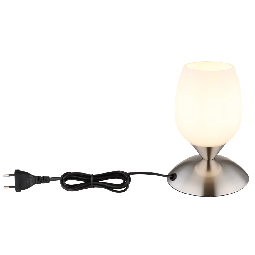 Globo - Stona dodirna lampa 1xE14/25W/230V mat krom