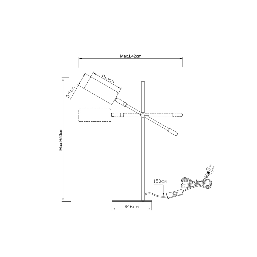 Globo - Stona lampa 1xE14/25W/230V
