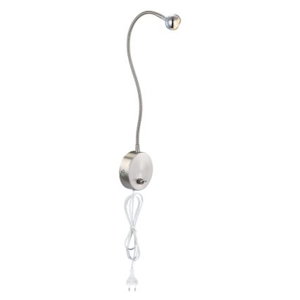 Globo - LED Fleksibilna lampica LED/3W/230V sjajni krom