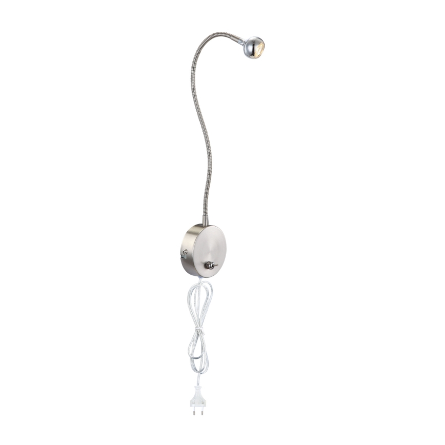 Globo - LED Fleksibilna lampica LED/3W/230V sjajni krom