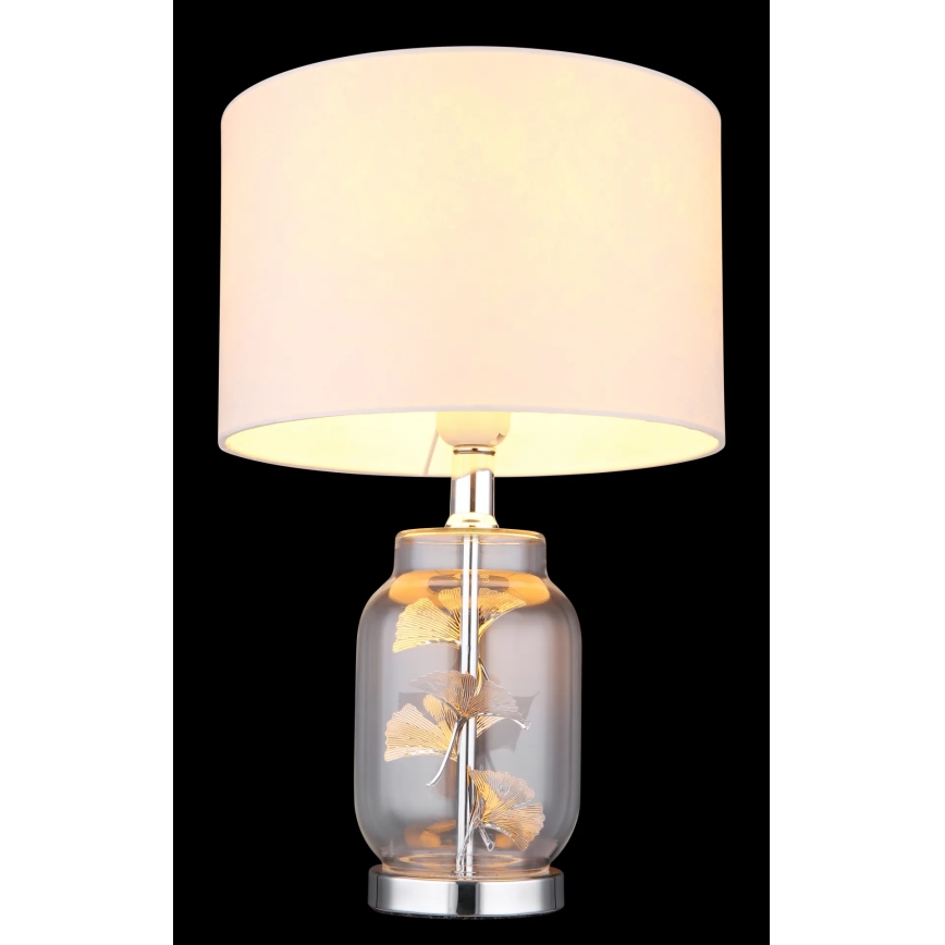 Globo - Stona lampa 1xE27/40W/230V bela