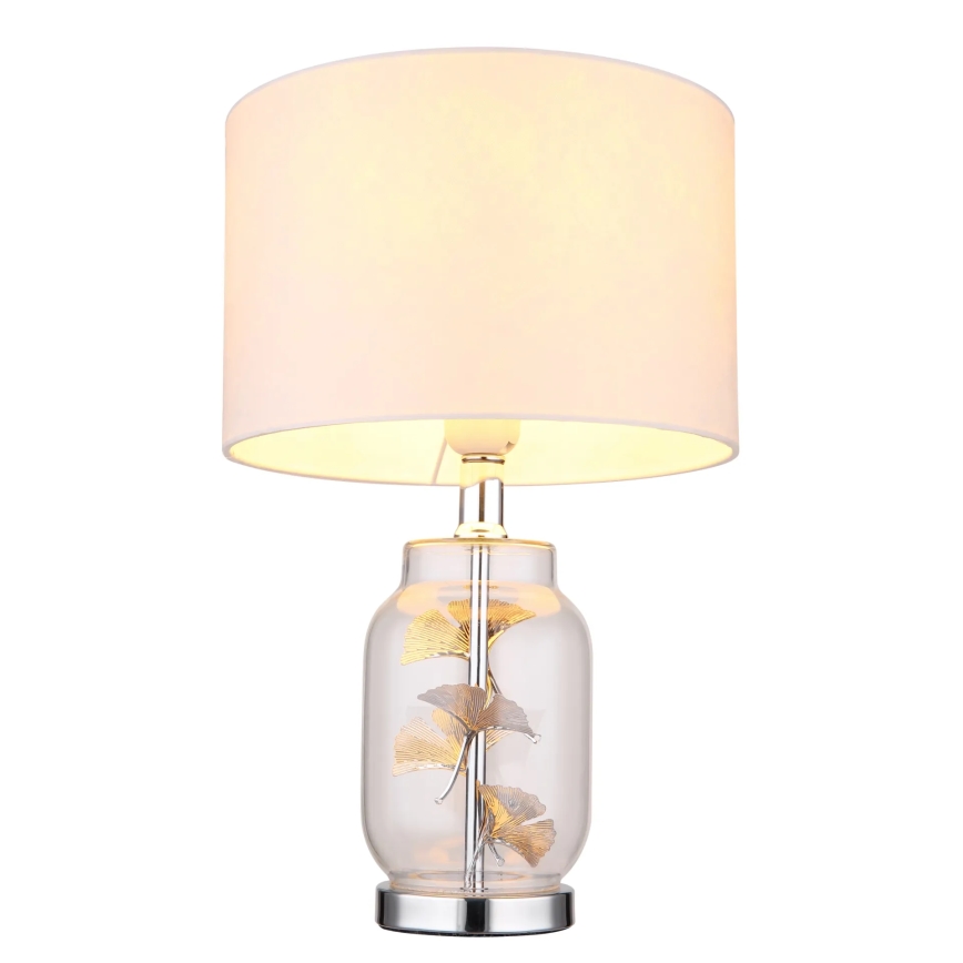 Globo - Stona lampa 1xE27/40W/230V bela