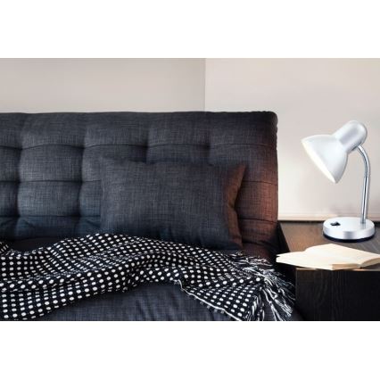 Globo - Stona lampa 1xE27/40W/230V srebrno