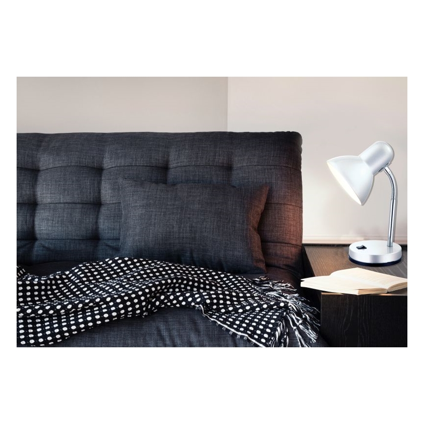 Globo - Stona lampa 1xE27/40W/230V srebrno