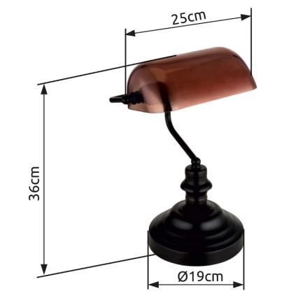 Globo - Stona lampa 1xE27/60W/230V