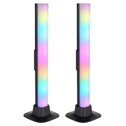 Globo RGB- Set 2x LED RGB Prigušiva stona lampa 2u1 LED/2W/5V USB Wi-Fi Tuya