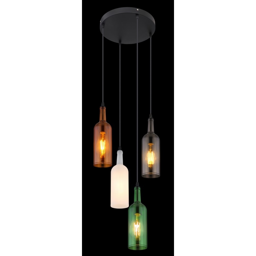 Globo - Luster na sajli 4xE27/8W/230V