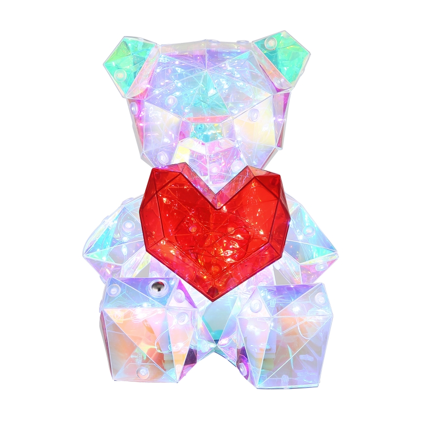 Globo - LED prigušiva punjiva stona dekoracija LED/3W/5V 1200 mAh meda