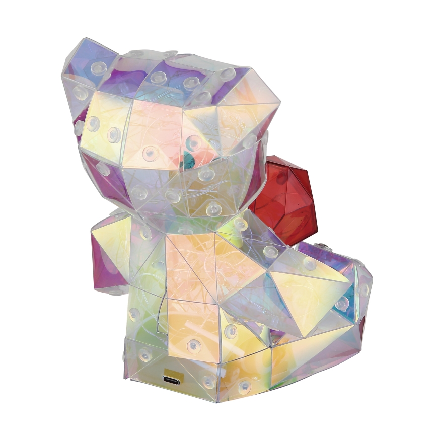 Globo - LED prigušiva punjiva stona dekoracija LED/3W/5V 1200 mAh meda