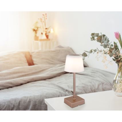 Globo - LED prigušiva dodirna stona lampa LED/2W/5V 3000/4500/6500K 800 mAh bež