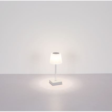 Globo - LED prigušiva stolna lampa na dodir LED/2W/5V 3000/4500/6500K 800 mAh srebrna
