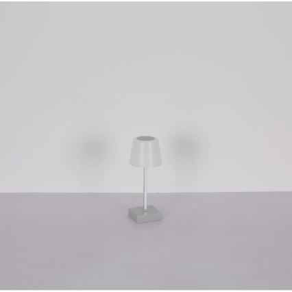 Globo - LED prigušiva stolna lampa na dodir LED/2W/5V 3000/4500/6500K 800 mAh srebrna
