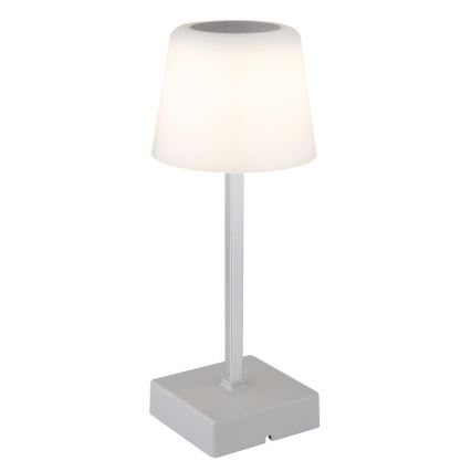 Globo - LED prigušiva stolna lampa na dodir LED/2W/5V 3000/4500/6500K 800 mAh srebrna