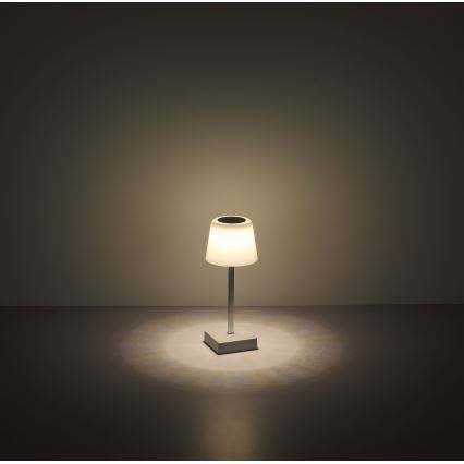 Globo - LED prigušiva dodirna stona lampa LED/2W/5V 3000/4500/6500K 800 mAh bela