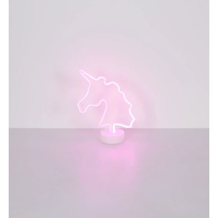 Globo - LED neonska stona dekoracija LED/2W/3xAA jednorog