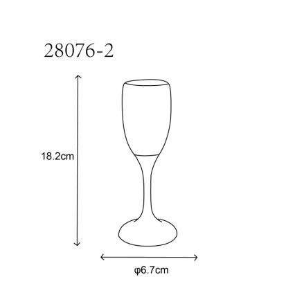 Globo - KOMPLET 2x LED ČAŠA LED/0,06W/2xCR2032
