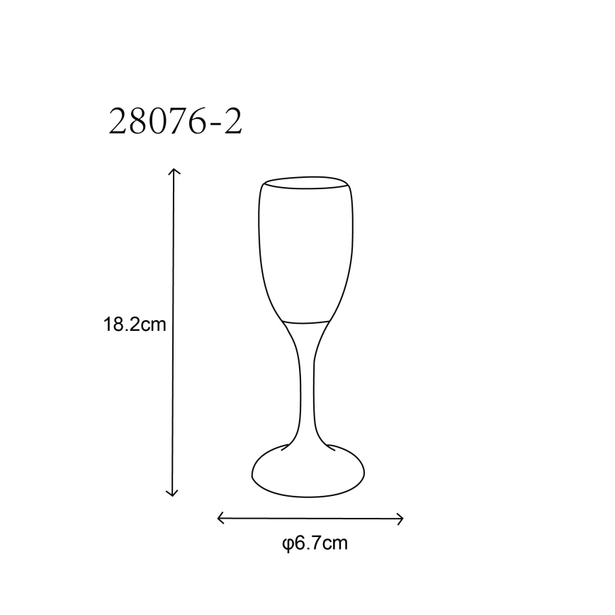 Globo - KOMPLET 2x LED ČAŠA LED/0,06W/2xCR2032