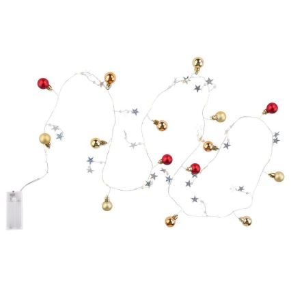 Globo 29900-20 - LED dekorativna girlanda 20xLED/0,03W/2xAA
