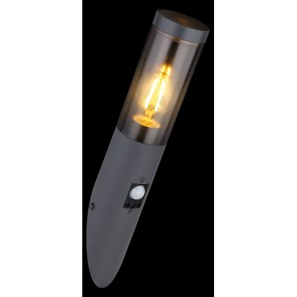 Globo - Spoljašnja zidna lampa sa senzorom 1xE27/15W/230V IP44
